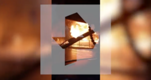 Два человека пострадали при пожаре на АЗС в Химках