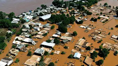 В Бразилии хотят построить четыре "палаточных городка" для пострадавших от паводков