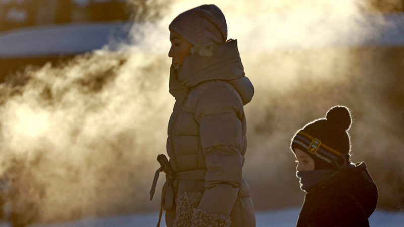 МЧС предупредило о морозах до -35 градусов в центре России