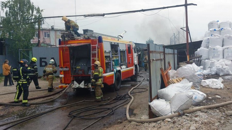 Пожар на химзаводе в Нижнем Новгороде полностью потушен