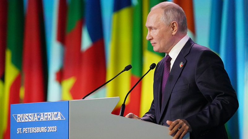 Путин заявил о хорошем результате прошедшего саммита Россия – Африка